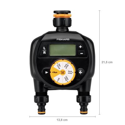 7. Fiskars 1054792 Czarny Elektroniczny regulator nawadniania