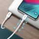 8. Kabel Ugreen US171 Lightning - USB-C MFi PD 20W 480Mb/s 1m - biały