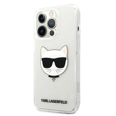 2. Etui Karl Lagerfeld Choupette Head na iPhone 13 Pro Max - przezroczyste