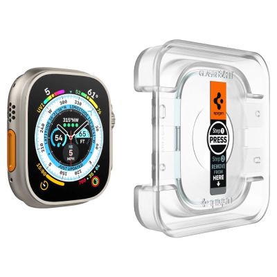 3. Szkło hartowane Spigen Glas.tR EZ Fit na Apple Watch Ultra / Ultra 2 (49 mm) - 2 szt.