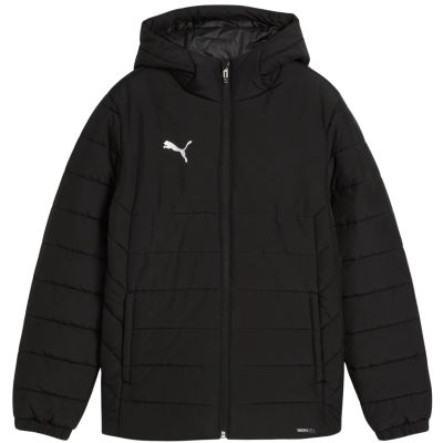 2. Kurtka dla dzieci Puma Team Additions Padded Hooded czarna 659738 03