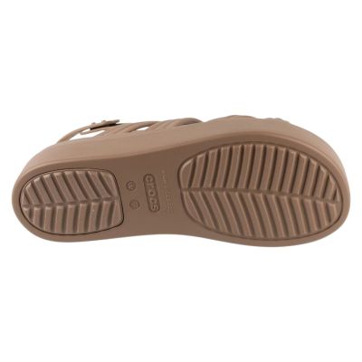 4. Crocs Brooklyn Knot Low Wedge Sandal 212864-2Q9 Brązowe 36/37