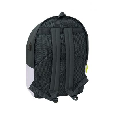 8. Plecak sportowy Real Madryt z USB i z miejscem na laptopa double backpack 612554820