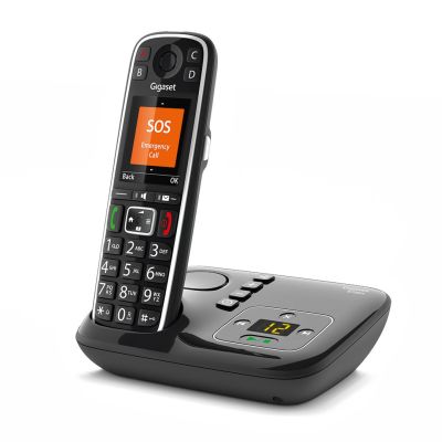 5. Gigaset E720A Telefon analogowy/DECT Nazwa i identyfikacja dzwoniącego Czarny