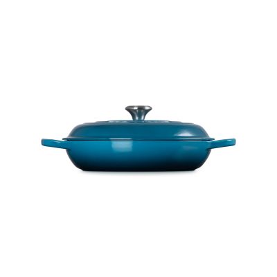3. Żeliwny garnek Le Creuset 21180306422430, 30 cm zielony