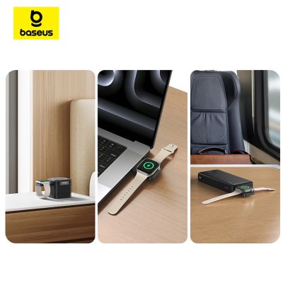 9. Ładowarka indukcyjna Baseus MagPro 2.5W magnetyczna do Apple Watch - czarna