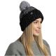 3. Czapka BUFF KNITTED & FLEECE BAND BEANIE AKNA GRAPHITE