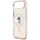 6. Etui Karl Lagerfeld IML Choupette Sketch Logo MagSafe na iPhone 17 Air - różowe