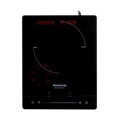 4. Kuchenka indukcyjna nastawna Taurus Darkfire | 2000 W | timer 3h | sterowanie dotykowe | czarny
