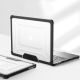 5. Etui Tech-Protect SmartShell Pro na MacBook Air 13" 2023-2025 M2 / M3 / M4 - przezroczysto-czarne