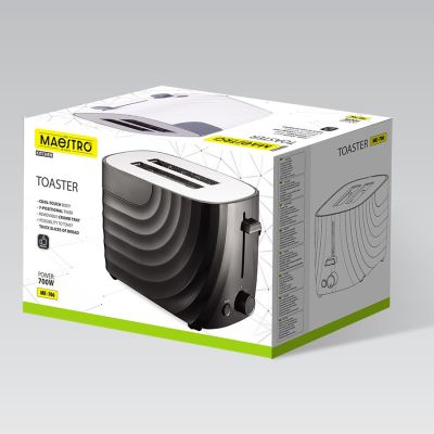 3. Toster 700W MR-706-BLACK MAESTRO