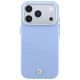 3. Etui BMW Sign Inclined Deboss Letters MagSafe na iPhone 17 Pro / 18 Pro - niebieskie