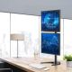14. TECHLY PODSTAWA POD 2 MONITORY 13-27" LCD 10KG BIURKOWA PIONOWA