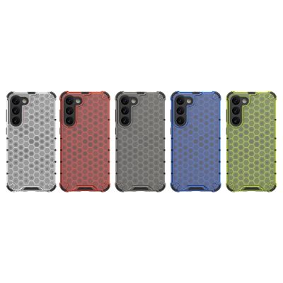 4. Honeycomb etui do Samsung Galaxy S23+ pancerny hybrydowy pokrowiec niebieskie