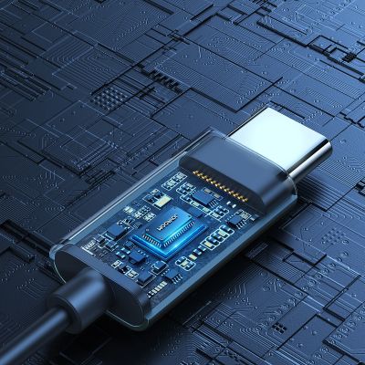 14. Słuchawki douszne USB-C Joyroom JR-EC06 - szare