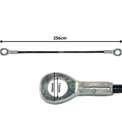 8. LINKA DO ATLASU 256CM OCZKO OCZKO STALOWA PVC