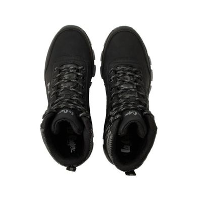 3. Lee Cooper buty sportowe męskie zimowe trzewiki czarne za kostkę
