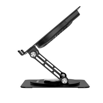 4. Podstawka Wozinsky WDCX-X16-AS CoolBase RGB chłodząca z obrotem 360° pod laptopa i tablet - czarna