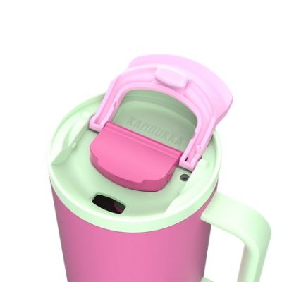 23. Kubek termiczny ze słomką Kambukka Rio Tumbler 950ml, Bubblegum Mint