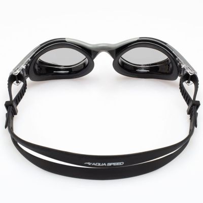 4. Okulary pływackie Aqua Speed Aquilo czarno-szare 62649-26