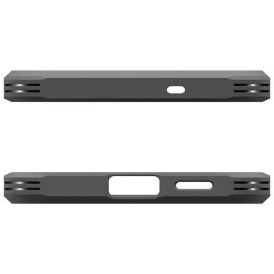 7. Etui Spigen Tough Armor Mag MagSafe na Samsung Galaxy S25 FE - czarno-żółte