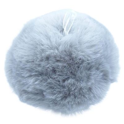 6. ZAWIESZKA DEKORACYJNA GRZYBEK 8x12CM SZARY