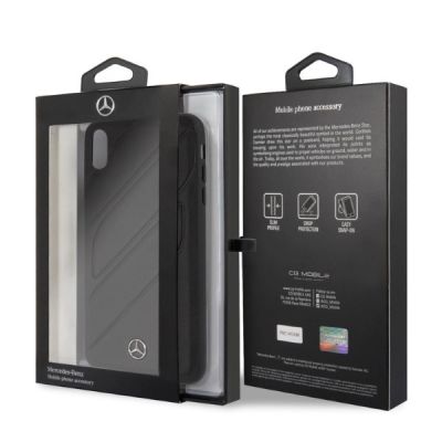 5. Etui Mercedes New Organic I na iPhone XS Max - czarne