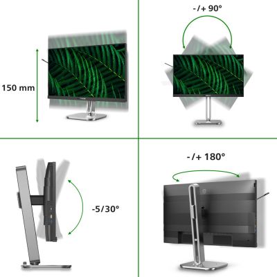 5. Philips 5000 series 24B2G5301/00, 60.5 cm (23.8"), 1920 x 1080 piksele, Full HD, LCD, 4 ms