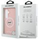 8. Etui Karl Lagerfeld IML Repeated Choupette MagSafe na Samsung Galaxy S26 Plus - różowe