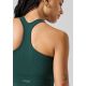4. Top CASALL Multi Rib Seamless Padded Sports Top zielony