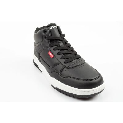 2. Levi's buty dziecięce sportowe John SE czarne młodzieżowe za kostkę