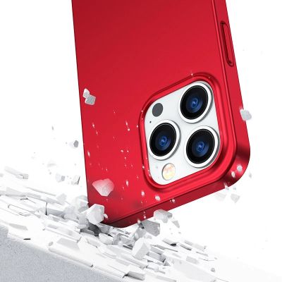 6. Joyroom 360 Full Case etui pokrowiec do iPhone 13 Pro obudowa na tył i przód + szkło hartowane czerwony (JR-BP935 red)