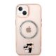 3. Etui Karl Lagerfeld Iconic Karl&Choupette MagSafe na iPhone 14 - różowe