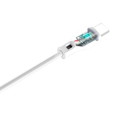 5. Dudao przewód kabel USB Typ C 2.1A 1m biały (L4T 1m white)
