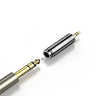 3. Ugreen adapter przejściówka audio z 3.5mm (męski) na 6,35mm mini jack (żeński) szary (AV168)