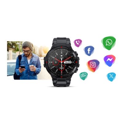 6. Smartwatch GIEWONT Czarny GW430-1