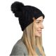 3. Czapka BUFF KNITTED & FLEECE BAND BEANIE CARYN BLACK