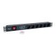 2. Equip 333317 rozdzielacz zasilania PDU 6 x gniazdo sieciowe 1U