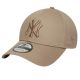 New Era League Essential 9FORTY New York Yankees Cap 60675512 Brązowe OSFM