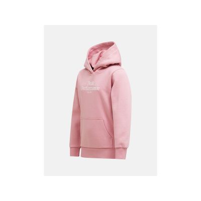 3. Bluza juniorska PEAK PERFORMANCE Jr Original Small Logo Hood kolor różowy