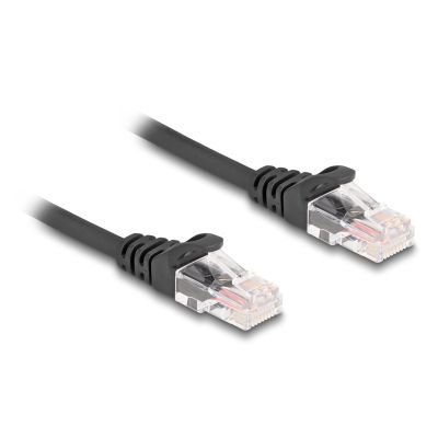2. DeLOCK Spiralny kabel RJ45 męski na męski Cat.5e 3 m czarny