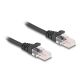 2. DeLOCK Spiralny kabel RJ45 męski na męski Cat.5e 3 m czarny