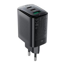 Ładowarka sieciowa Acefast A108 GaN PD 67W 2xUSB-C 1xUSB-A - czarna