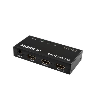 2. Splitter SAVIO cl-42 (HDMI; 2x HDMI)