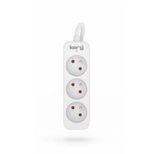 Listwa zasilająca KERG 3 gniazda 1,5m 16A