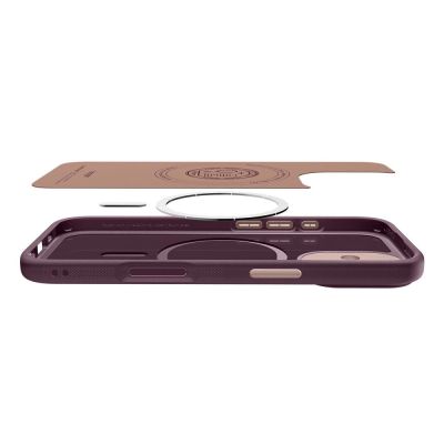 9. Etui Spigen Nano Pop Mag MagSafe na iPhone 17 - bordowe