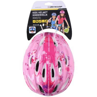 4. KASK ROWEROWY DZIECIĘCY REGULOWANY DUNLOP R. (48-52CM ) PINK