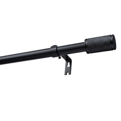 KARNISZ ROZSUWANY POJEDYNCZY FI 19 MM GAMA CZARNY 140-220 CM KOWALSKI