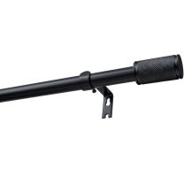 KARNISZ ROZSUWANY POJEDYNCZY FI 19 MM GAMA CZARNY 140-220 CM KOWALSKI