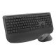 3. Logitech Signature Comfort Plus Combo MK880 for Business klawiatura Dołączona myszka Uniwersalne USB + Bluetooth QWERTZ Niemiecki Grafitowy